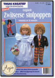 Originele Zwitserse stofpoppen  - Diana