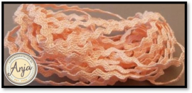 Zigzagband 2 mm Peach