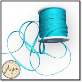 Helder Turquoise zijdelint 2 mm ZL-3846