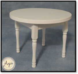 DF165 Witte ronde tafel