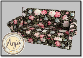 DF1590 Bank met bloemmotief