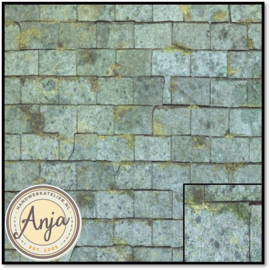 DIY820A Old Dark Roof Slates