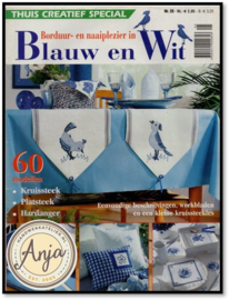 Borduur en Naaiplezier in Blauw en Wit