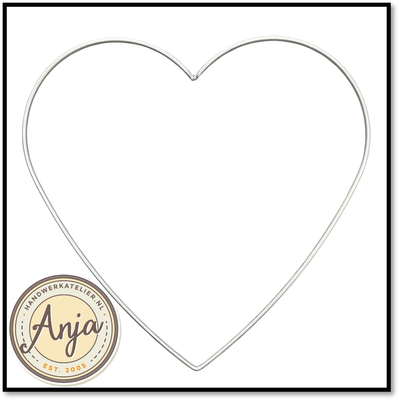 Frame hart ongecoat 14,5 cm