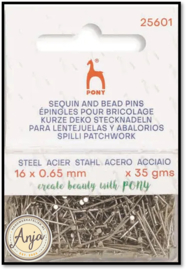 25601 Pony spelden 16 x 0.65 mm 35 gram