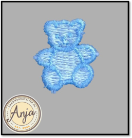 Applicatie  Beer wit met blauw