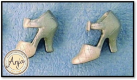 D1033F Zilveren schoenen per paar