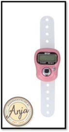 Digitale toerenteller oud roze