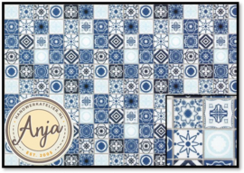 DIY787A Blue Mediterranean Tiles