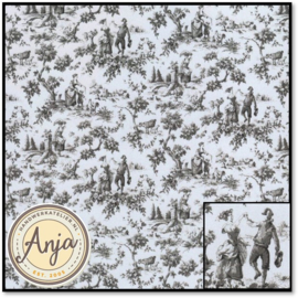 PP224 Toile De Jouy Grey