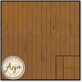3717 Medium Oak Flooring Paper