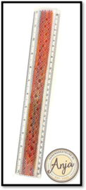 KK0724-30 Liniaal 30 cm Spinnetjes