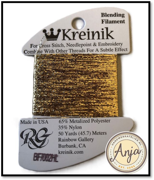 BF002HL Blending Filament Gold