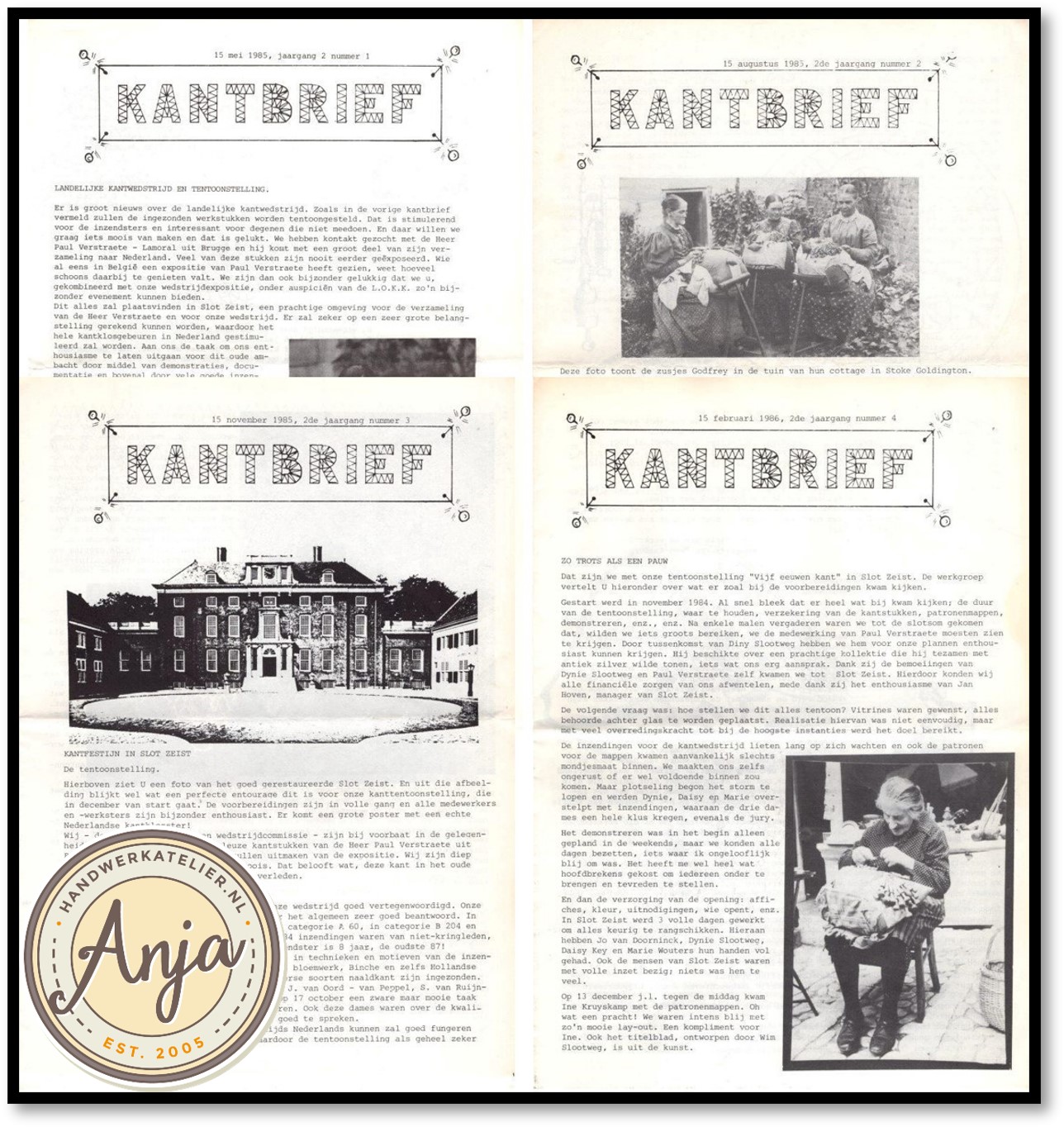 Kantbrief 1983 t/m 1994
