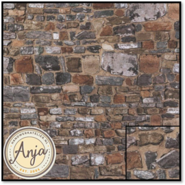 DIY798B Embossed Old Stone Wall