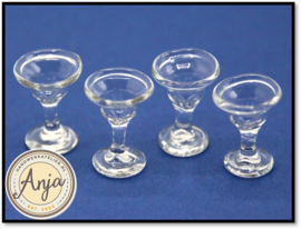 DA42 Champagne glas per vier