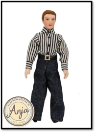 269455 man in gestreepte blouse