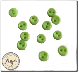 Knoopjes Mintgroen 3 mm per 12