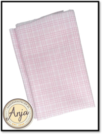 GG13-1022 Geruit roze wit
