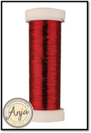 Sajou metaaldraad 0,2 mm Rood