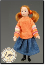 269533 Meisje met oranje sweater