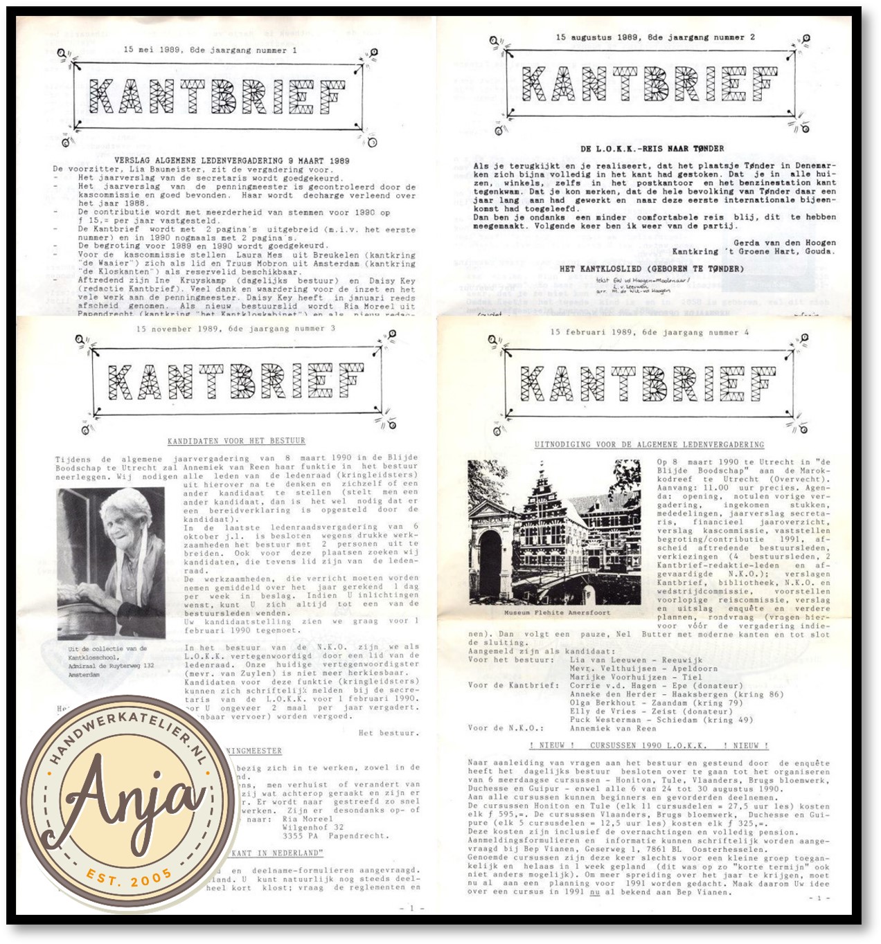 Kantbrief 1983 t/m 1994