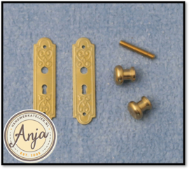 DIY605 Deurklink met deurplaat