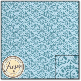 DIY225A Tulip Arabesque Turquoise