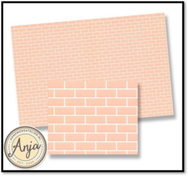 AW975 Embossed Brick