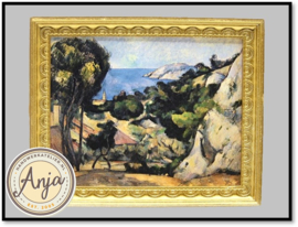 MA187 Schilderij Cezanne Landschap