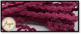 Zigzagband 2,5 mm Cerise