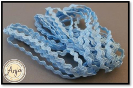 Zigzagband 2,5 mm Baby Blue