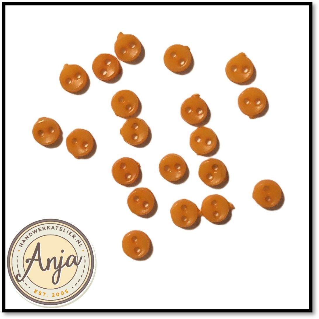 Knoopjes Orange 4 mm per 20