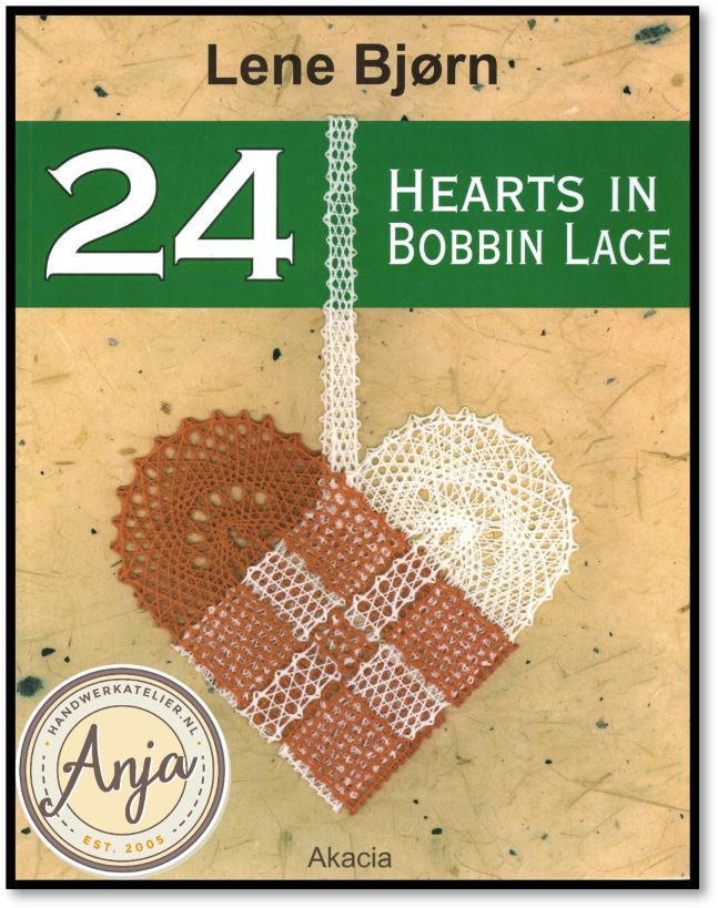 24 Hearts in Bobbin Lace - Lene Bjørn