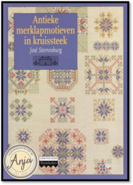 Antieke merklapmotieven in kruissteek - José Sterrenburg