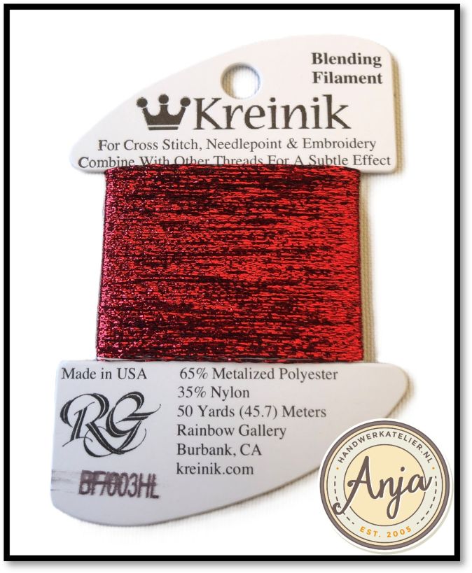 BF003HL Blending Filament Red