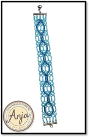 KK0624 Armband (patroon + sluiting)