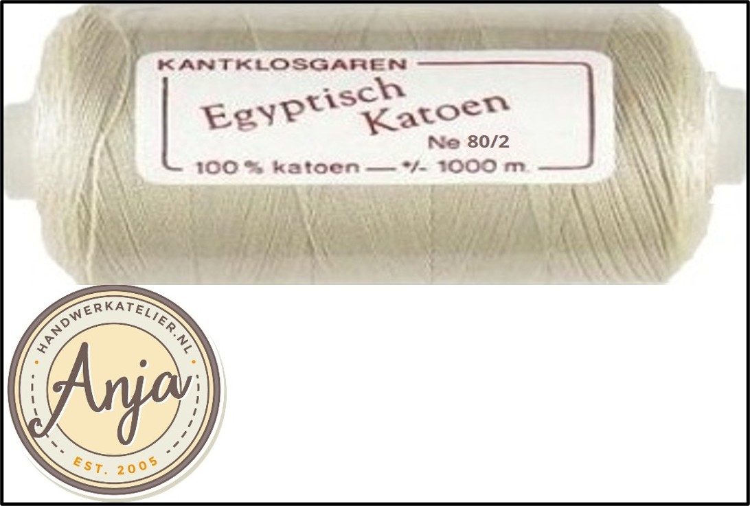 Egyptisch katoen 80/2 Ecru
