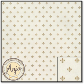 879820 Princess Fleur de Lys Beige