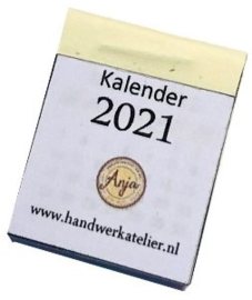Poppenhuis kalender 2021