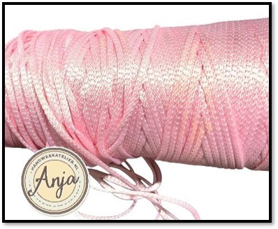 Platband roze ca 3 mm