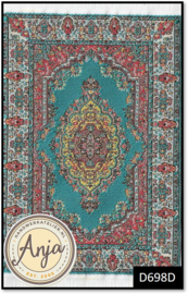 D698D Turkish Carpet Turq