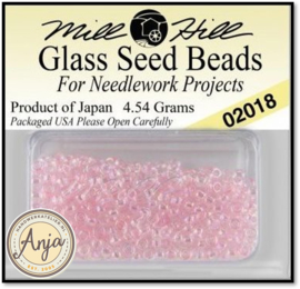 02018 Glass Seed Beads Crystal Pink