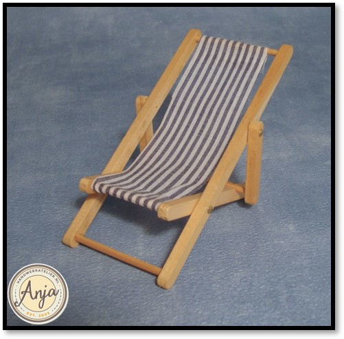 behalve voor Grijpen Vouwen D830 Strandstoel inklapbaar blauw | Tuin Meubelen | Anja`s Handwerkatelier