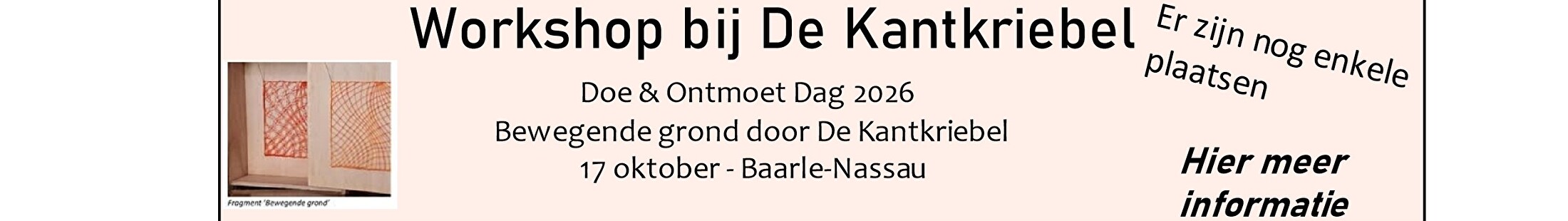 workshop kantkriebel