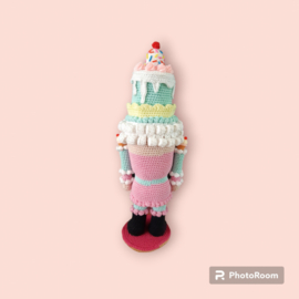 Haakpatroon PDF Pastel Taart Nutcracker