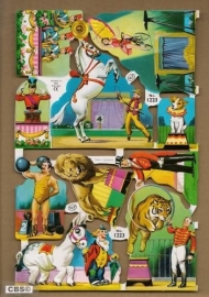 Circus met wilde dieren poëzieplaatjes MLP 1223