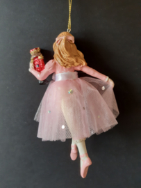 Pink Clara met Nutcracker kerstornament Kurt S. Adler