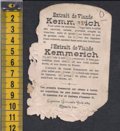Kemmerich - Nostalgisch plaatje reclame Litho (519)
