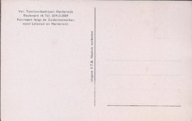 Vlechten der kraagstukken - Zuiderzeewerken - oude kaart [15124]
